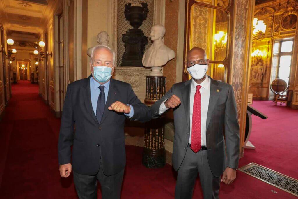 Meeting senior French politicians