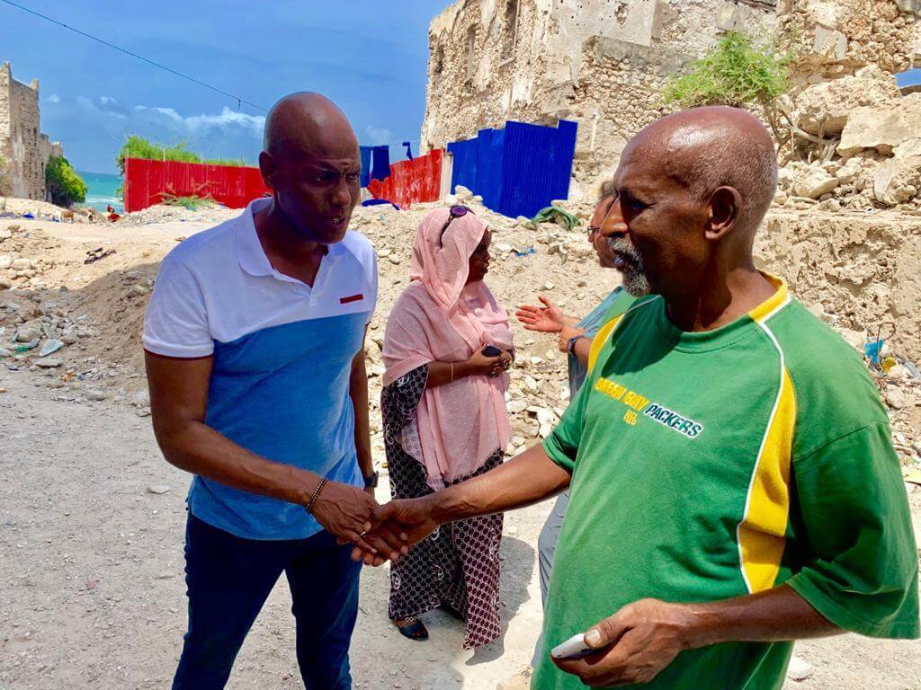 XIM Chair Abshir Ferro meets with Mogadishu families
